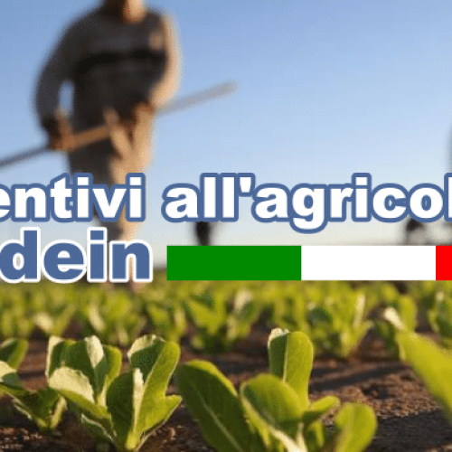 Incentivi all’agricoltura Made in Italy.